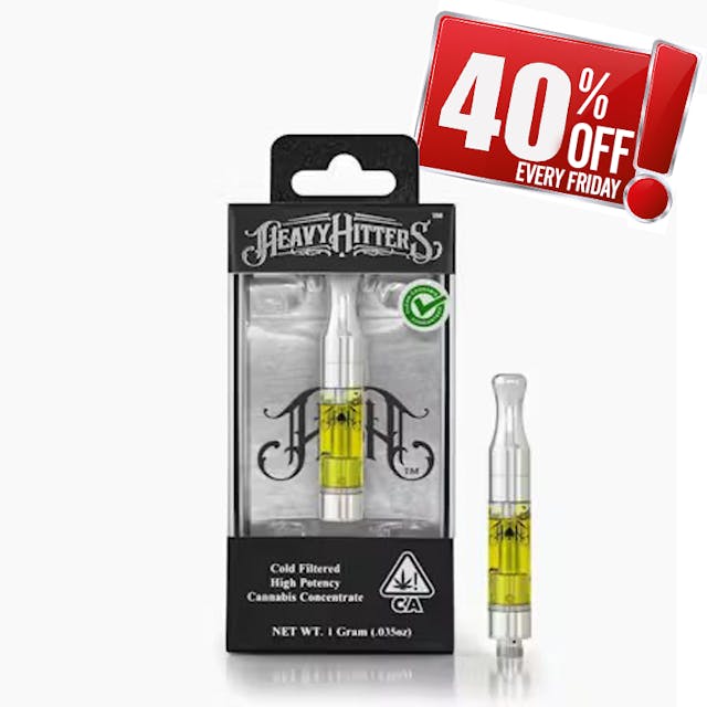 Photograph of product: Heavy Hitters: 1g Cart: Cannalope Haze [S] - 