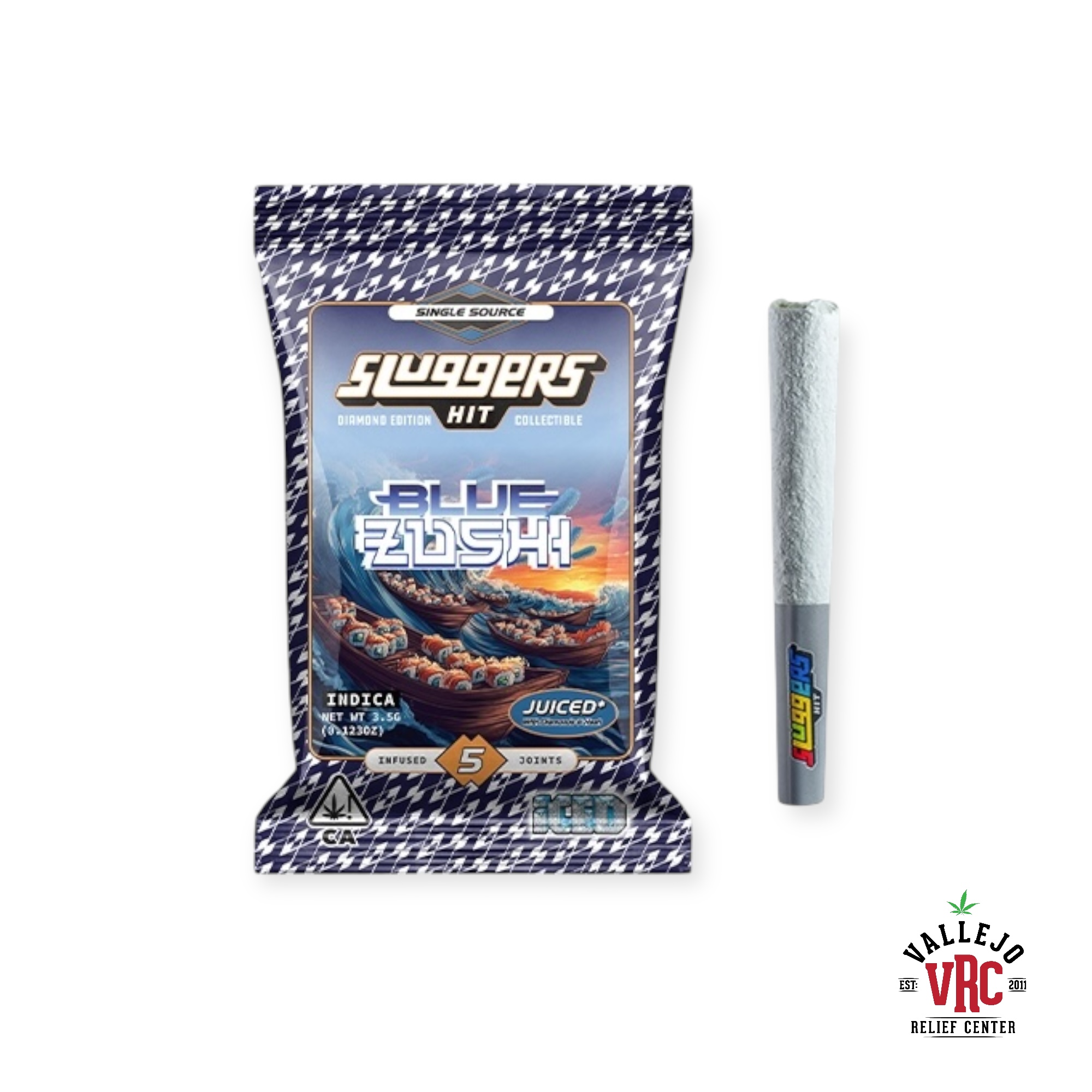 Photograph of product: BLUE ZUSHI 0.7G 5PK