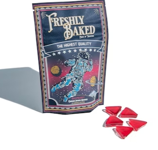 Photograph of product: Raspberry Lime Live Resin Gummies 20pk (100mg)