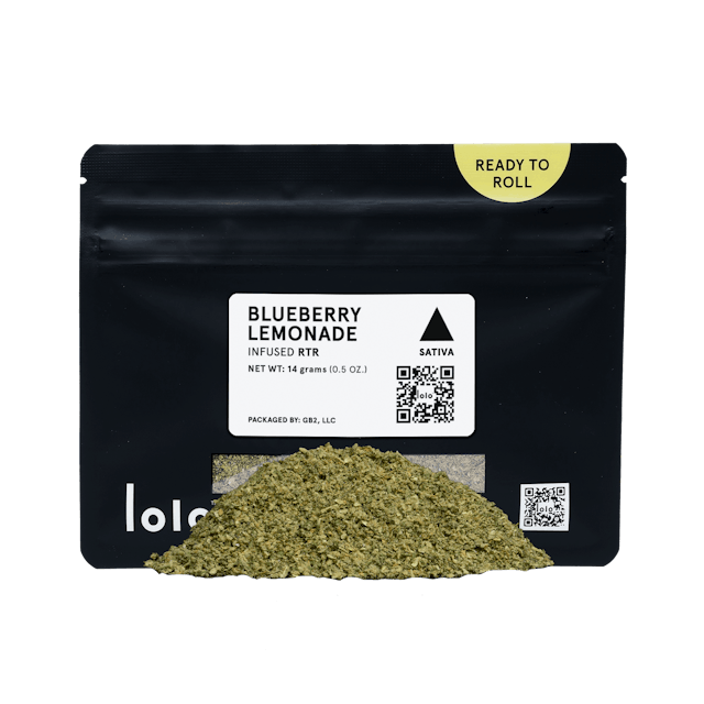 Photograph of product: Blueberry Lemonade | 14g Indoor Kief Infused Shake