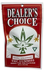 Photograph of product: Tropic Strawberry - 200mg Gummies by Dealer's Choice