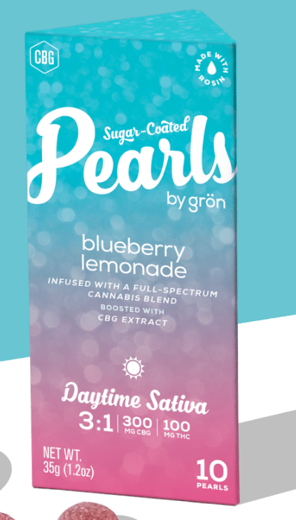 Photograph of product: Grn | Blueberry Lemonade 3:1 CBG/TH-oui | 10pk/100mg
