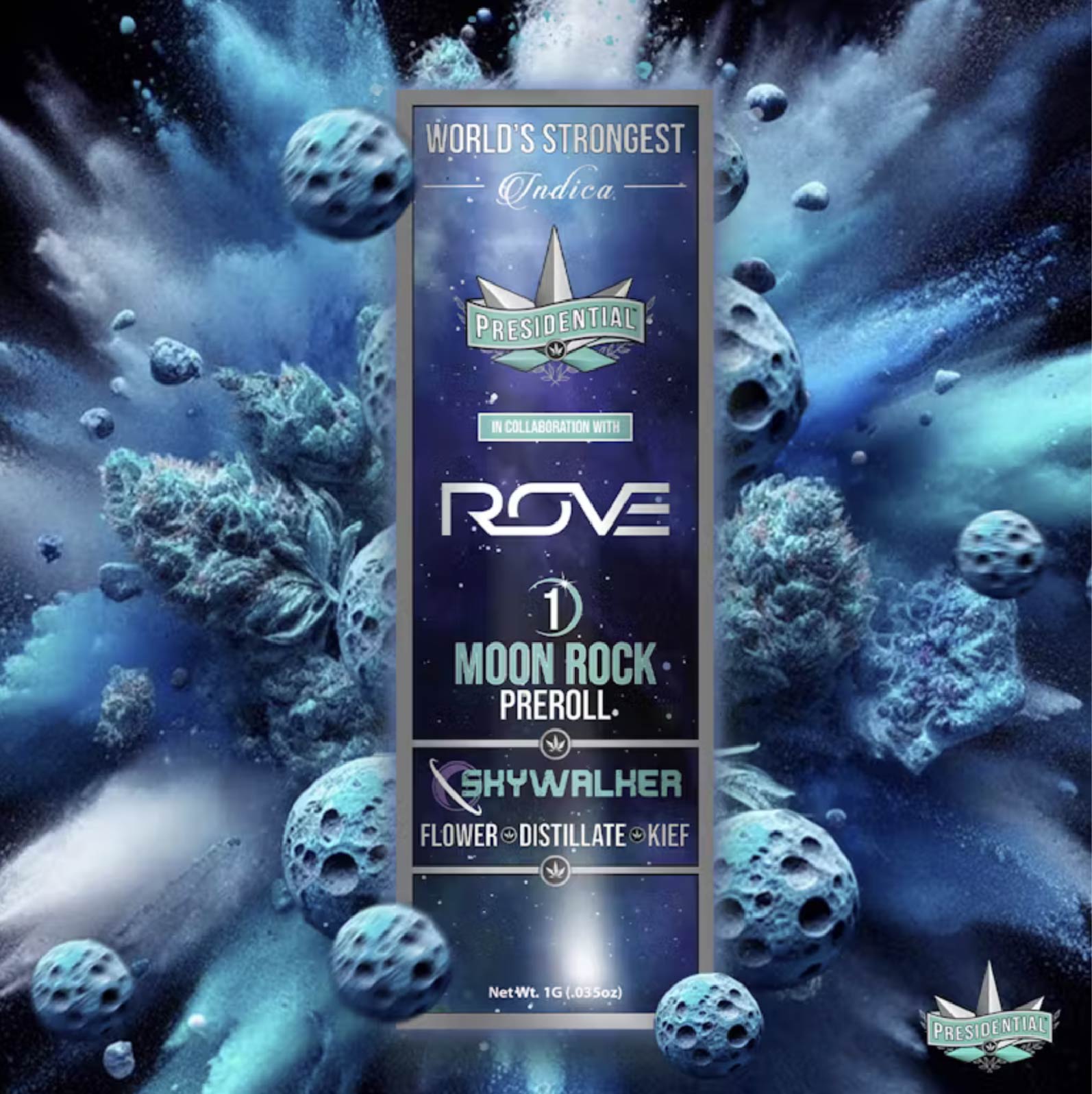 Photograph of product: Presidential | Moon Rock | Skywalker | 1g Joint