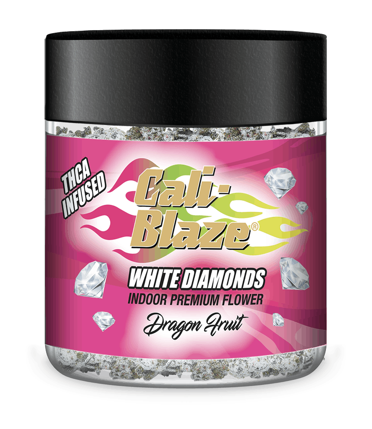 Photograph of Product: Cali Blaze - Dragon Fruit THCa White Diamond Flower 3.5g | 2/$50