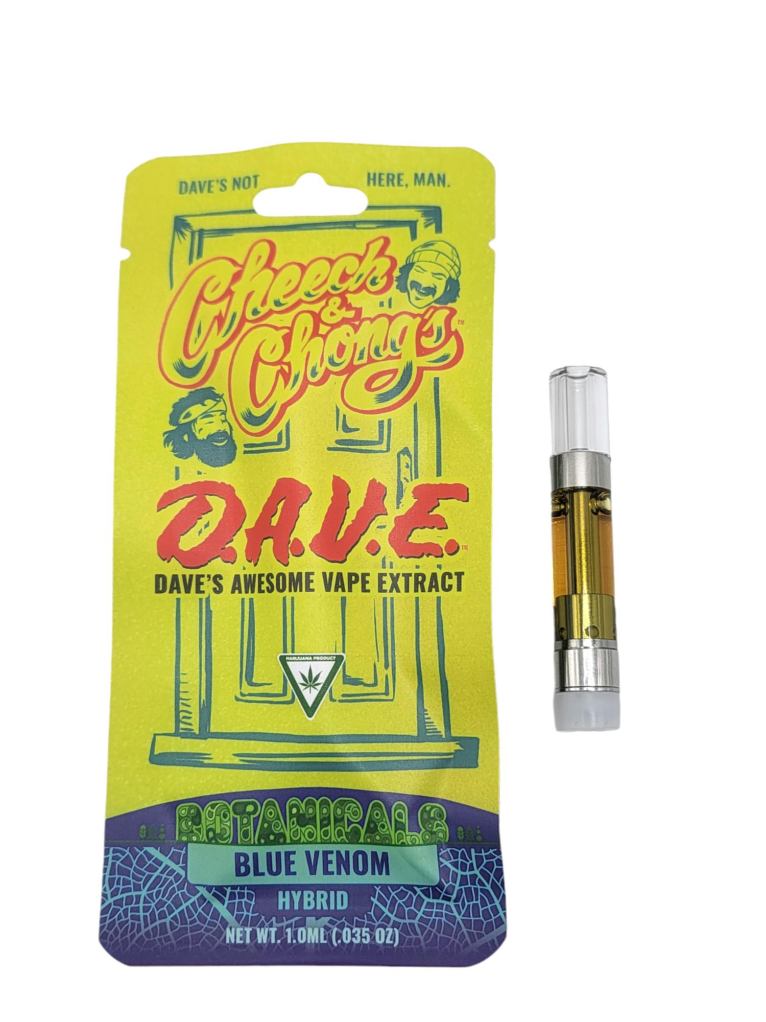 Photograph of product: Cheech & Chong | Blue Venom 1g Cartridge