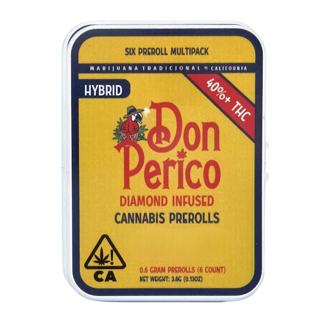 Photograph of product: Don Perico | TH-ouia Infused PR 6PK | 3.6g | H | GMO, Don Perico - 