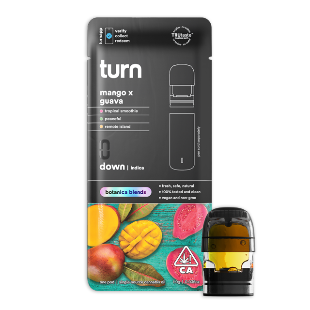Photograph of product: MANGO GUAVA OG (1G) - TURN PODPAK POD