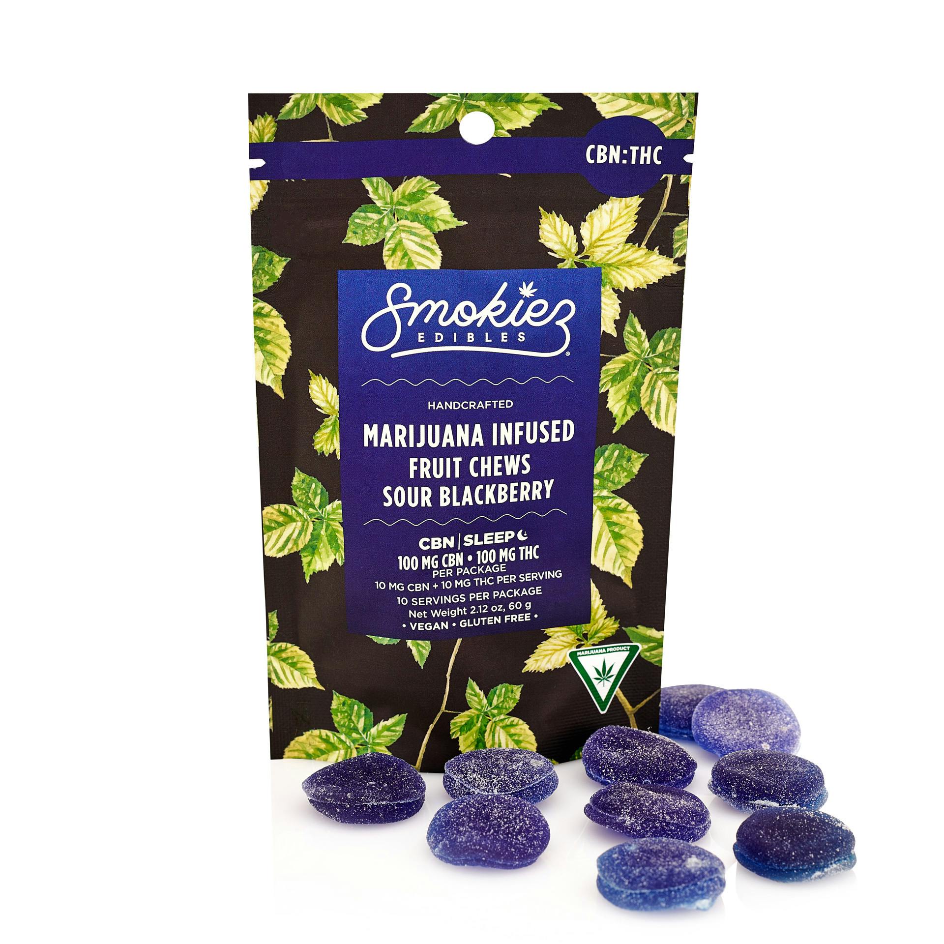 Photograph of product: Smokiez - 10pk Blackberry 1:1