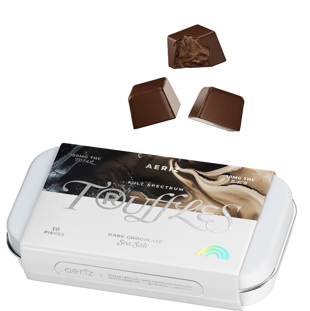 Photograph of product: AERIZ Truffles FSHO Infused 100mg: Sea Salt 10pk