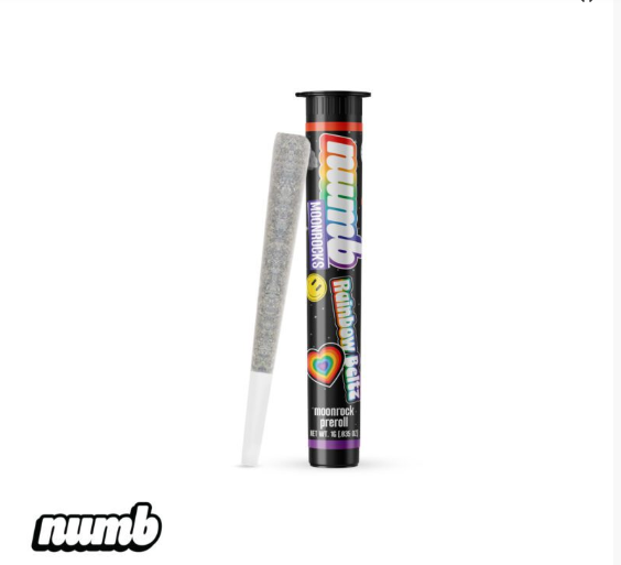 Photograph of product: Rainbow Beltz | Infused | Moon Rock | NUMB