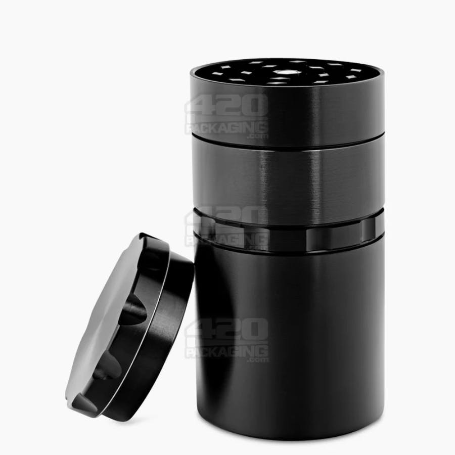 Photograph of product: Multi Compartment Metal Grinder w/catcher Gun Metal