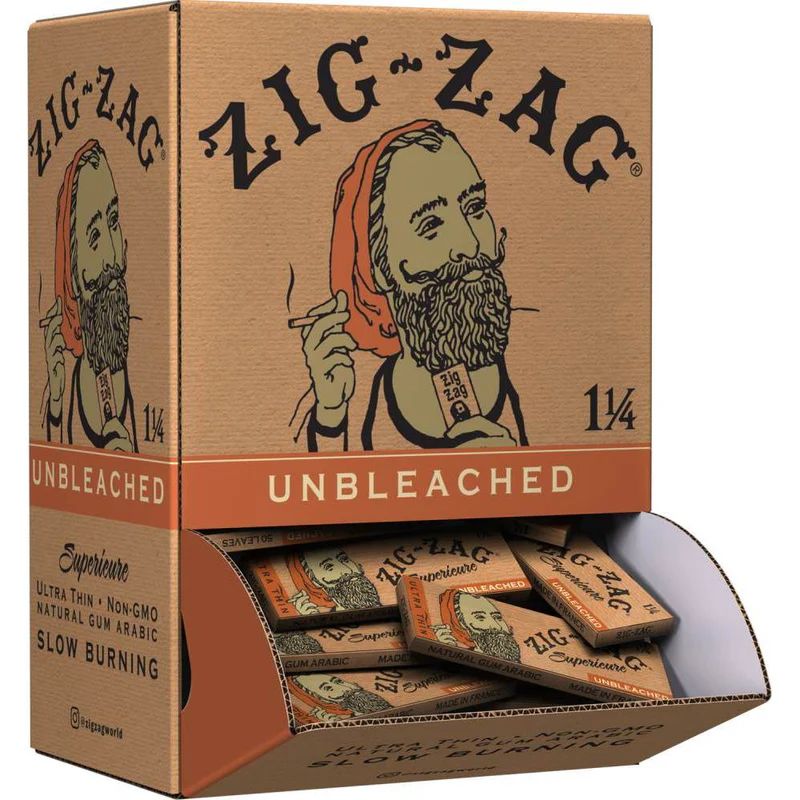 Photograph of product: Zig-Zag | Unbleached Rolling Papers 1 1/4 |