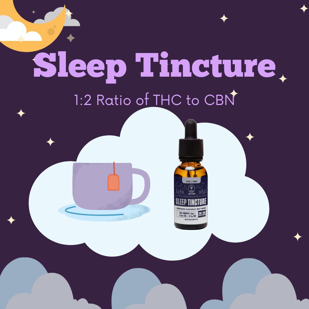 Photograph of product: TreeTown| 2:1 - 200MG TH-oui: 400MG CBN| Tincture (REC)
