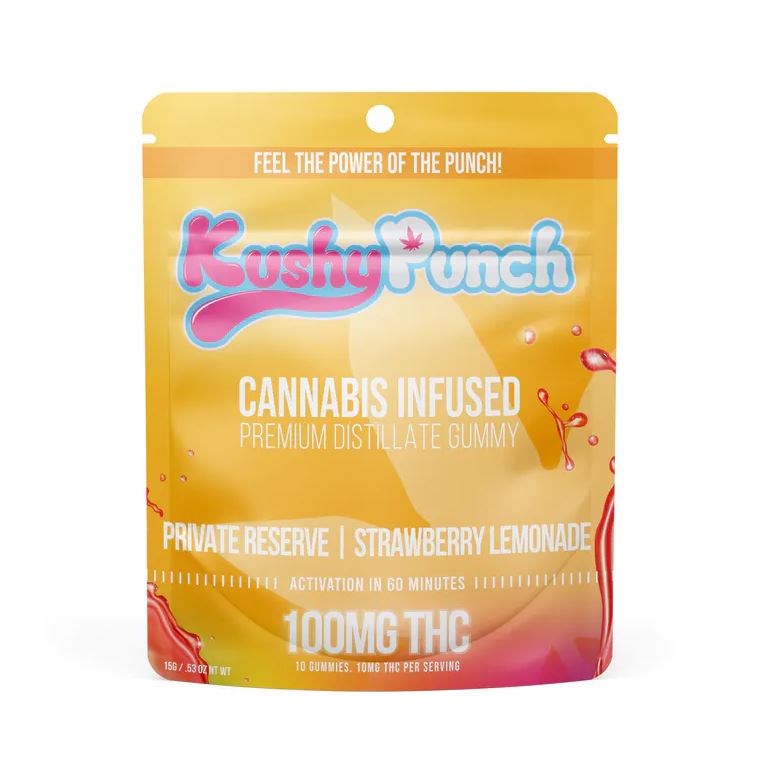 Photograph of product: PRIVATE RESERVE GUMMY - KUSHY PUNCH