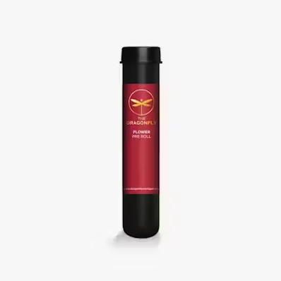 Photograph of product: Dragonfly Single Pre-Roll - Sour Lemons