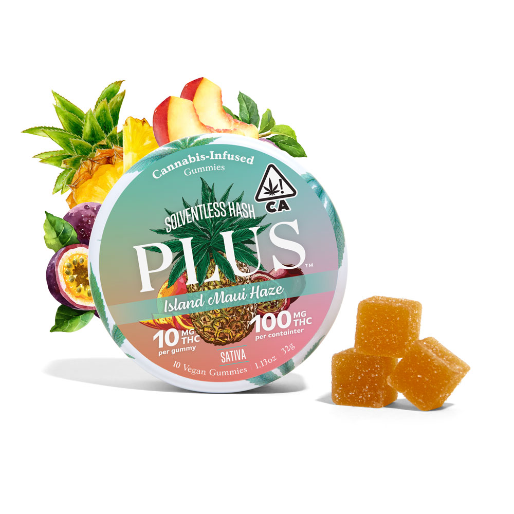 Photograph of product: Island Maui Haze Rosin Gummies 100mg
