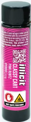 Photograph of product: Illicit Pink Runtz (H) Cartridge 1g