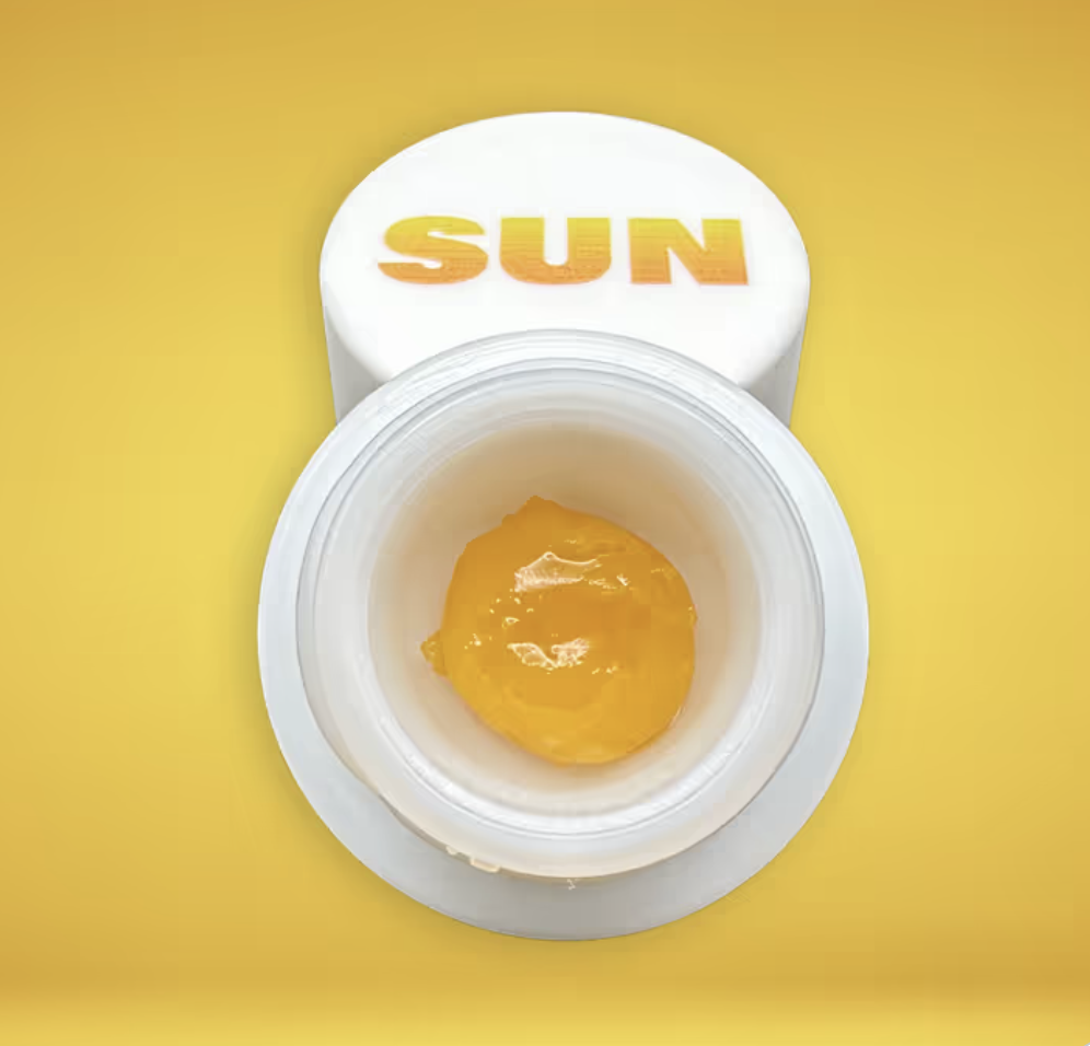 Photograph of product: SUN Concentrate 1g Live Resin- Super Lemon Haze (Badder)