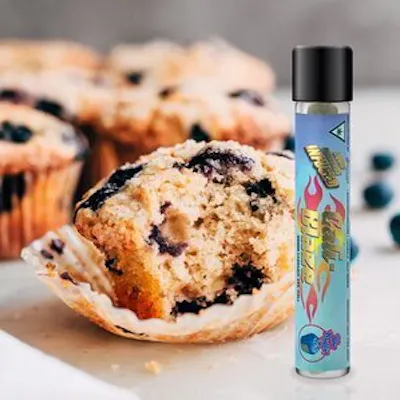 Photograph of product: CALI-BLAZE | ICC | Infused Pre-Roll | Blue Muffin