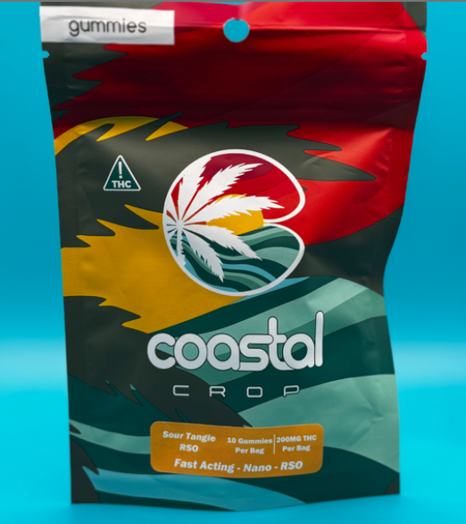 Photograph of product: Coastal Crop | 200mg | Sour Tangie RSO | Nano