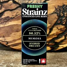Photograph of product: Freshy STRAINZ- Mimosa Enhanced Live Resin Cart