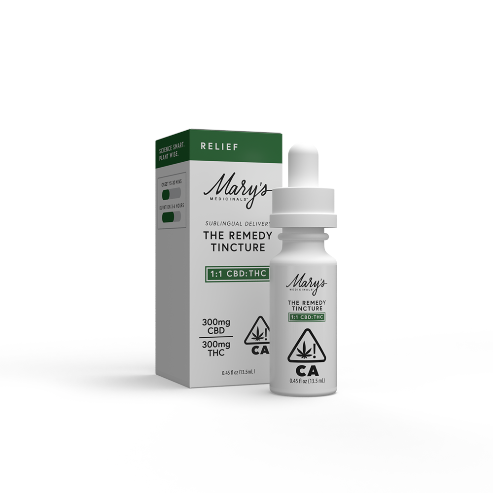 Photograph of product: The Remedy   Relief 1:1 Cbd:Thc   300mg   13.5ml