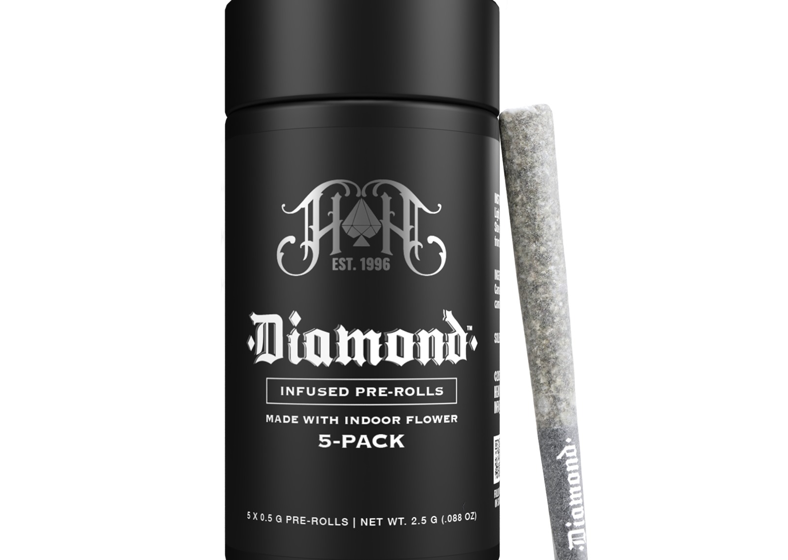 Photograph of product: Lemon Cherry Gelato Diamond Infused Pre-Roll 5pk