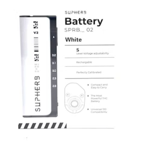 Photograph of product: V2 Battery White - 