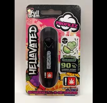 Photograph of product: Melon Sherbert - 1G AIO Vape