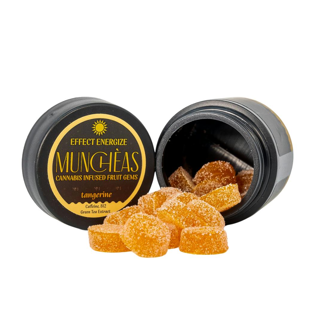 Photograph of product: Muncheas Energize Gummies (100mg) Tangerine