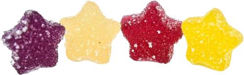 Photograph of product: APOLLO APPLE SOUR OUTER-STELLAR STARS GUMMIES 10PK