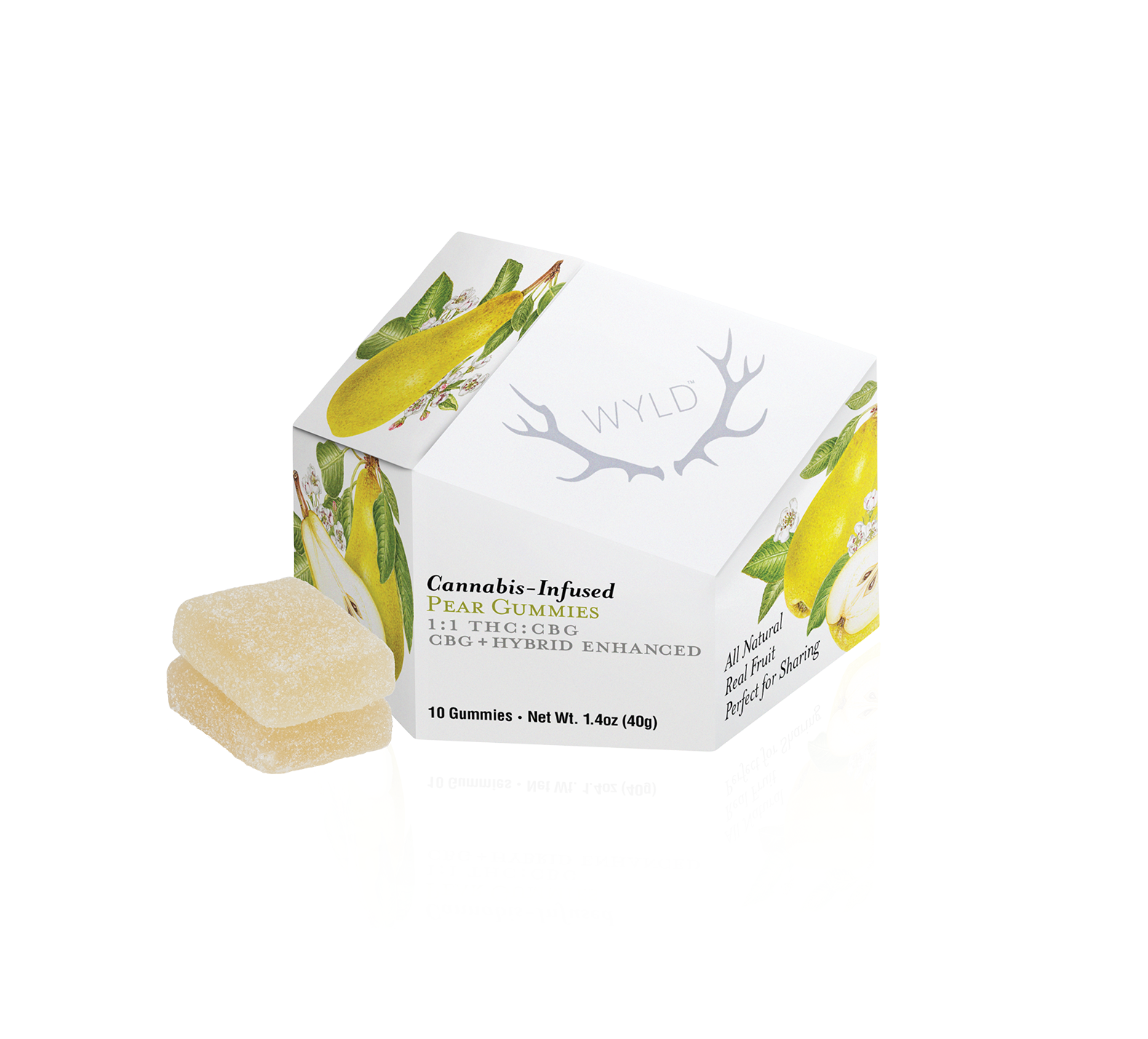 Photograph of product: CBD Gummies - 2:1 CBG Pear 2pk