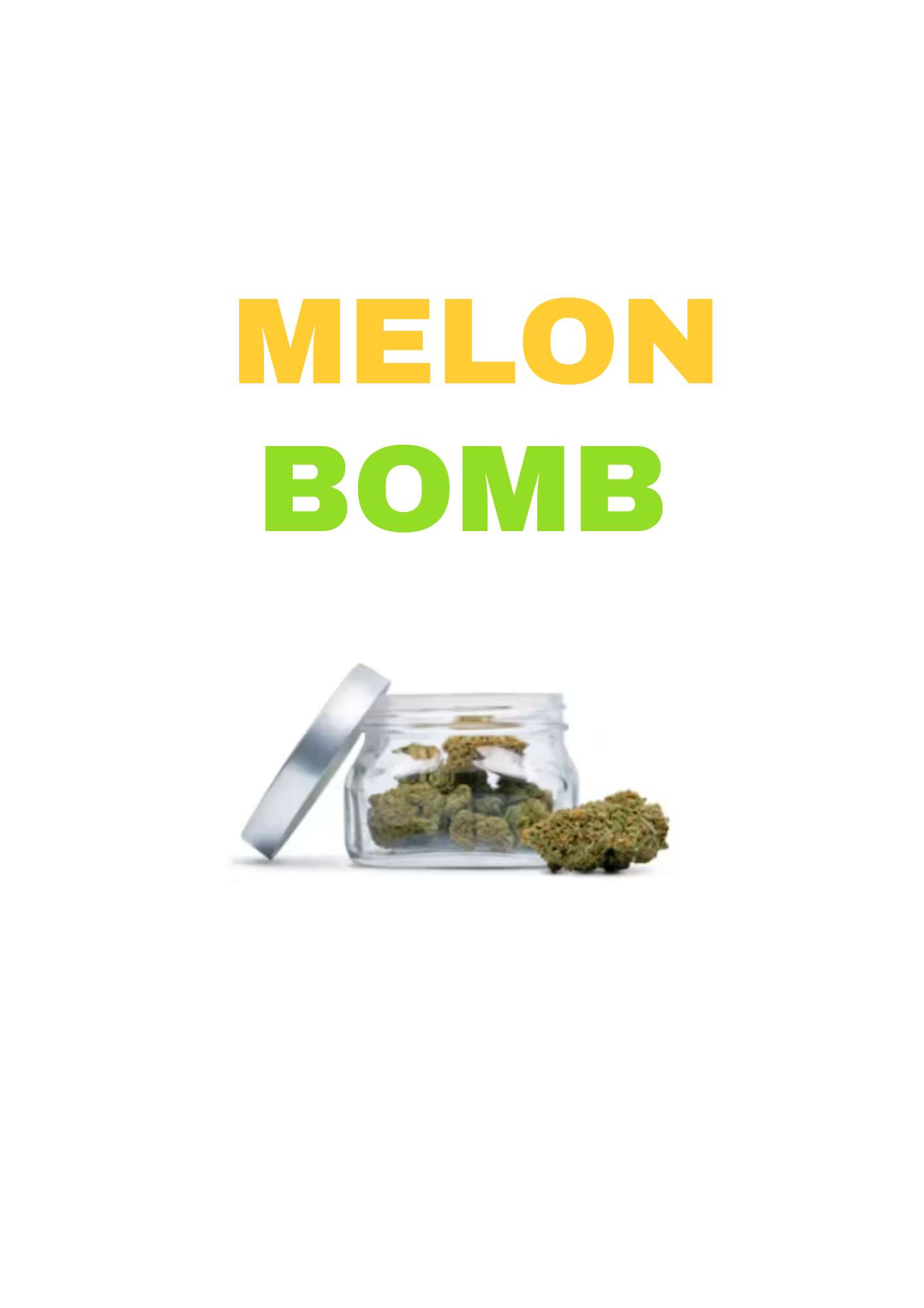 Photograph of product: Melon Bomb Flower - 3.5g