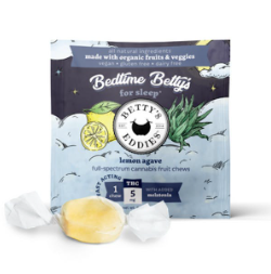 Photograph of product: Betty Eddies Bedtime Betty's For Sleep 5mg 1pk - Lemon Agave Chews