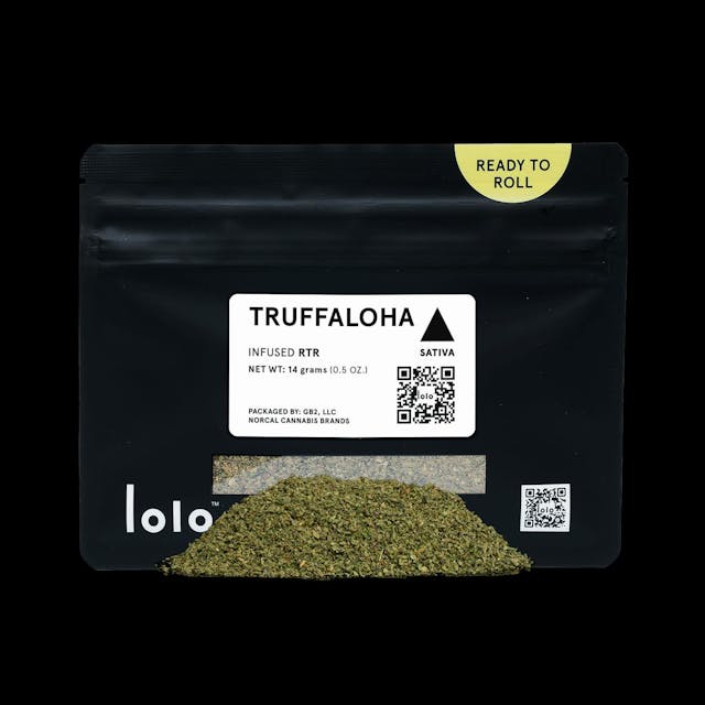 Photograph of product: Truffaloha |  14g Indoor Kief Infused Shake