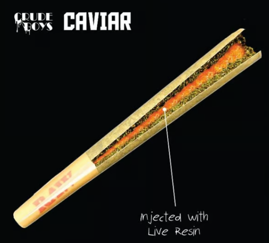 Photograph of product: Crude Boys - Caviar Preroll - Puppy Chow