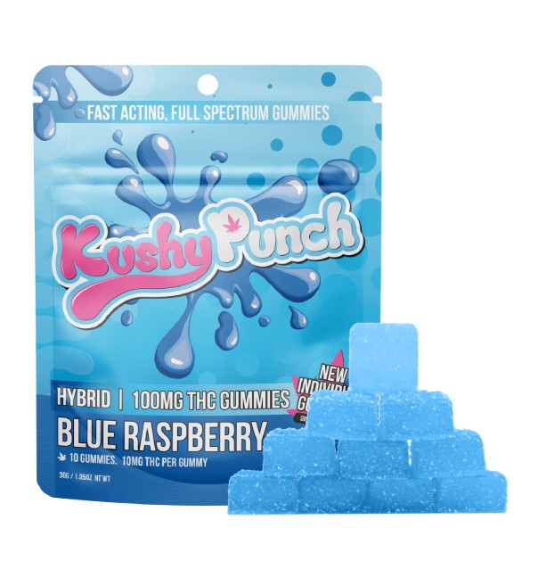 Photograph of product: BLUE RASPBERRY - 100MG INDIVIDUAL
