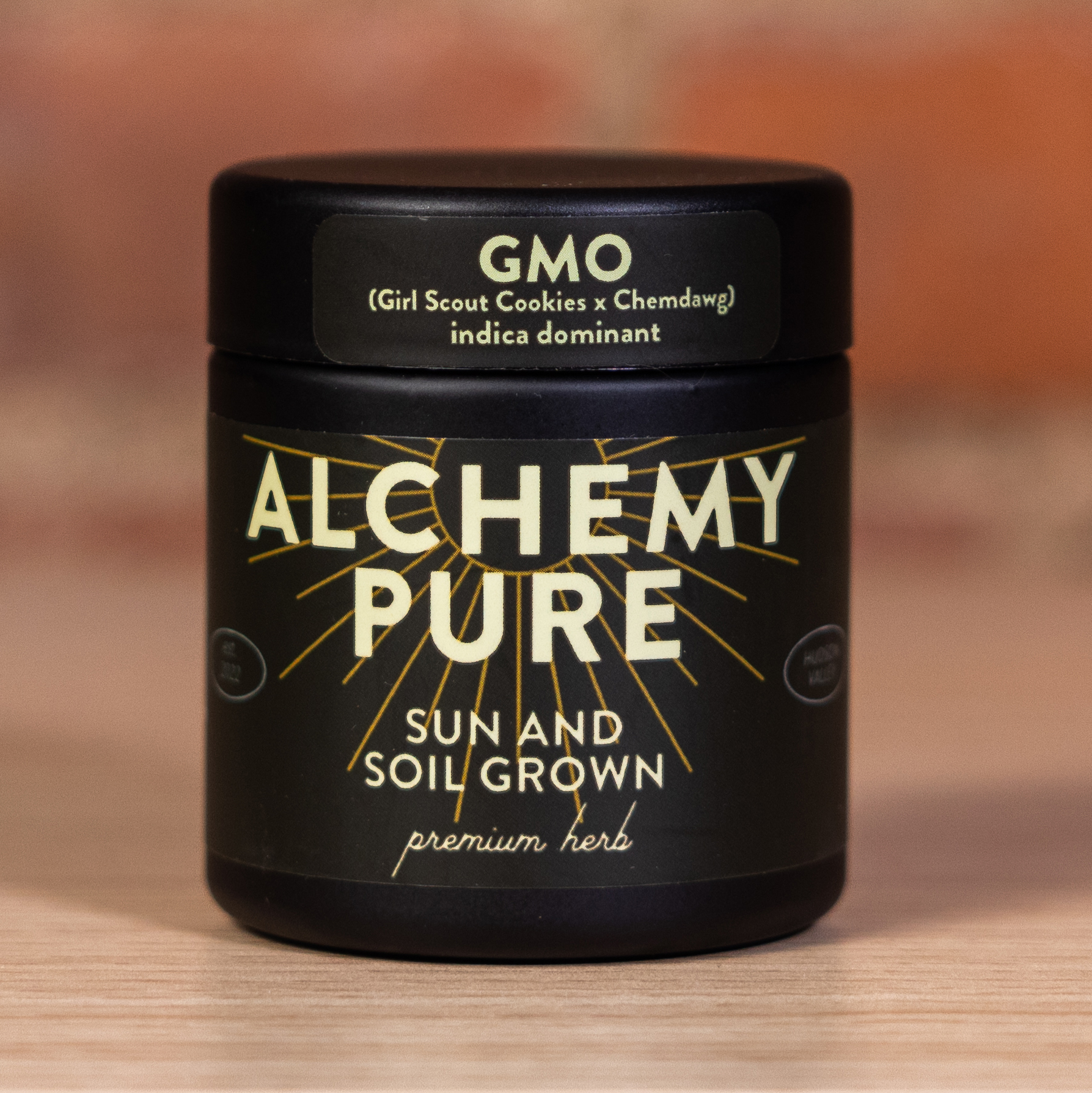 Photograph of product: ALCHEMY PURE - FLOWER - GMO JAR - 3.5G