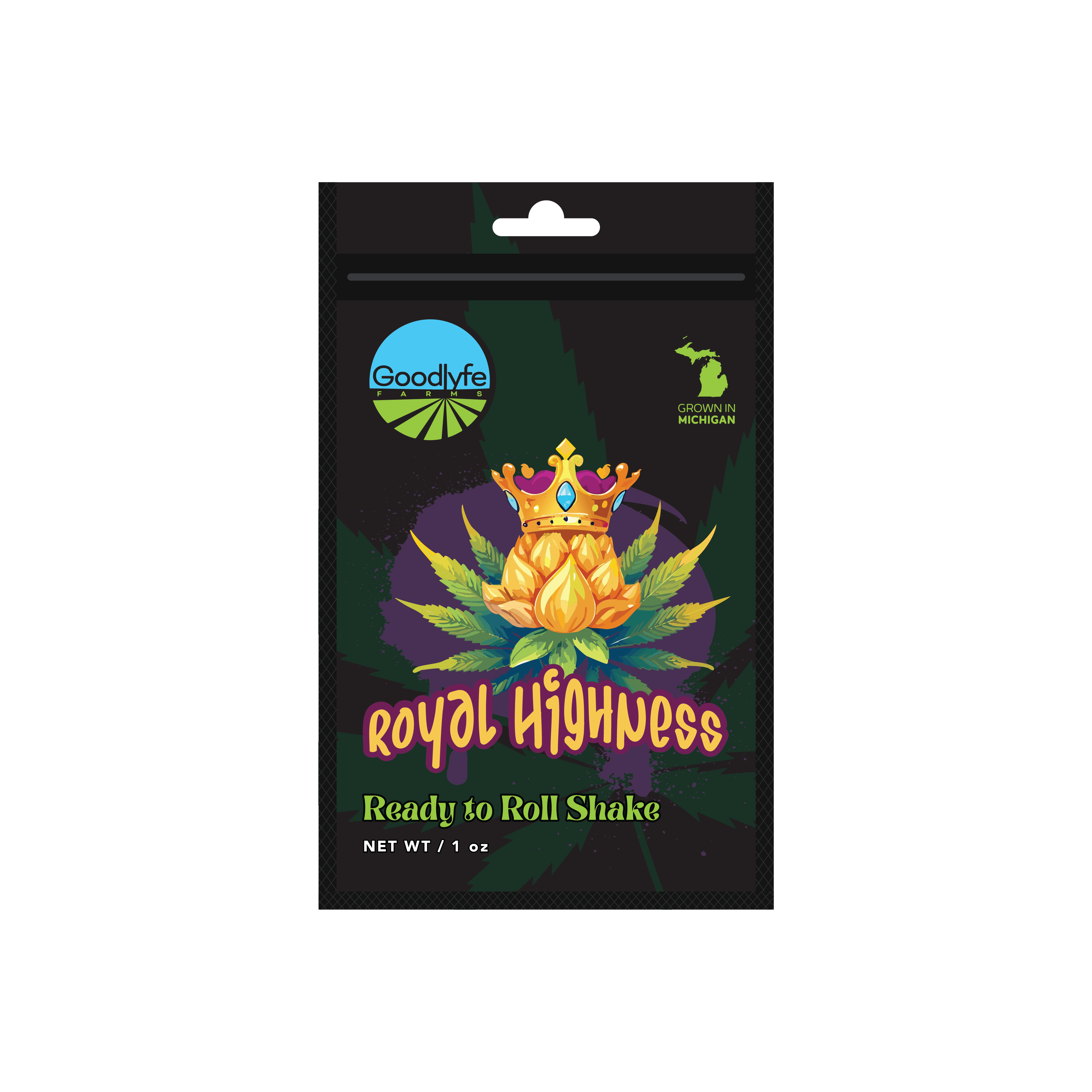 Photograph of product: Royal Highness | Goodlyfe | Pre-Packaged Ground Flower - 28g