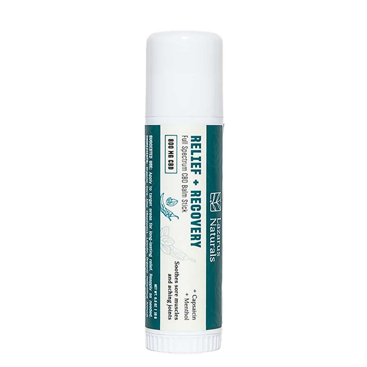 Photograph of product: CBD Balm Stick 800mg Relief + Recovery
