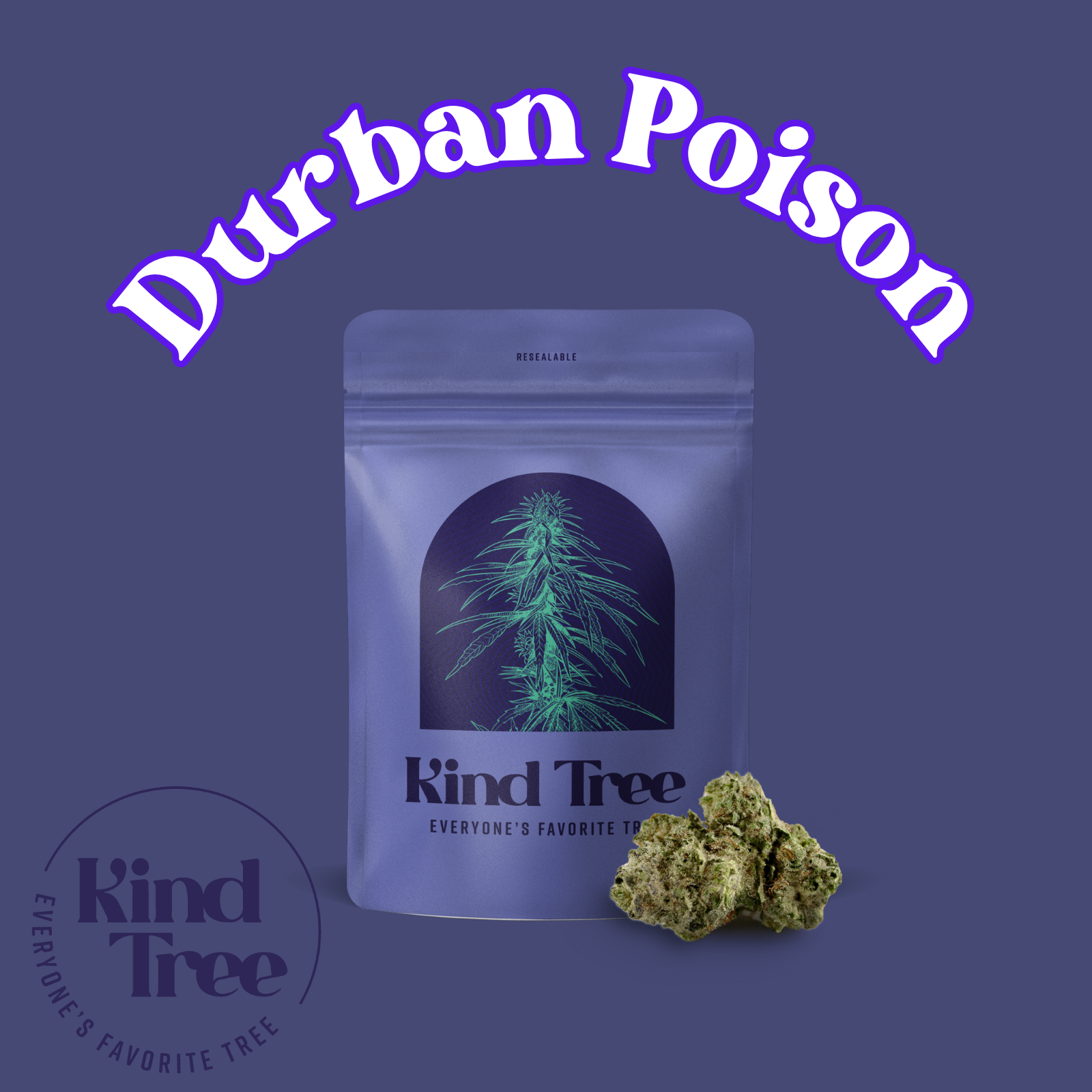 Photograph of product: Kind Tree | Durban Poison (Oui'd) - 28g