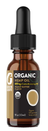 Photograph of product: Tinctures | Green Gruff | Organic CBD Tinctures | Peanut Butter