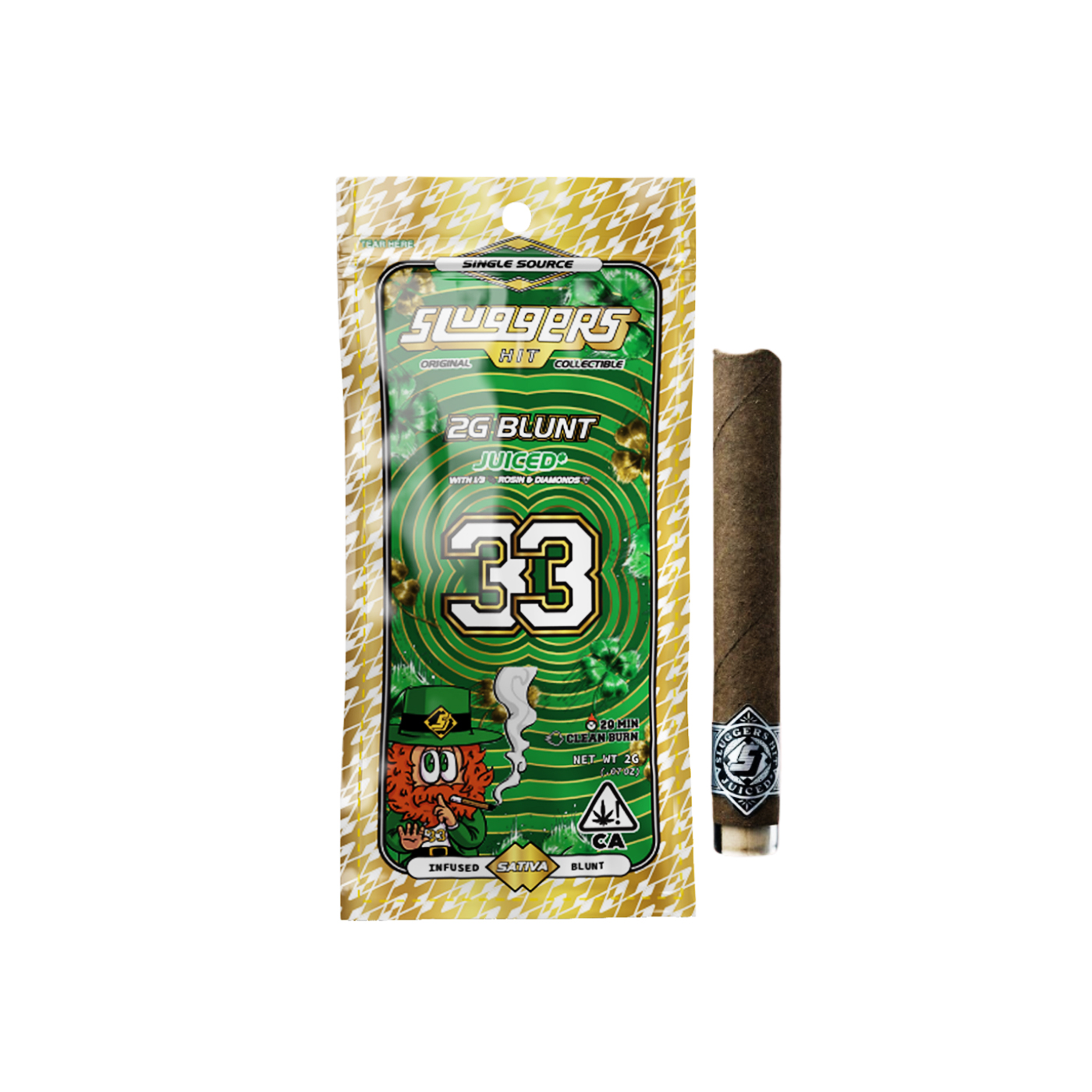 Photograph of product: 33 Blunt Infused Pre-Roll 2g