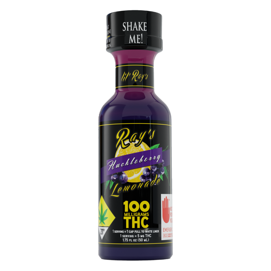 Photograph of product: Lil Ray's - 100mg Infused Lemonade - Huckleberry