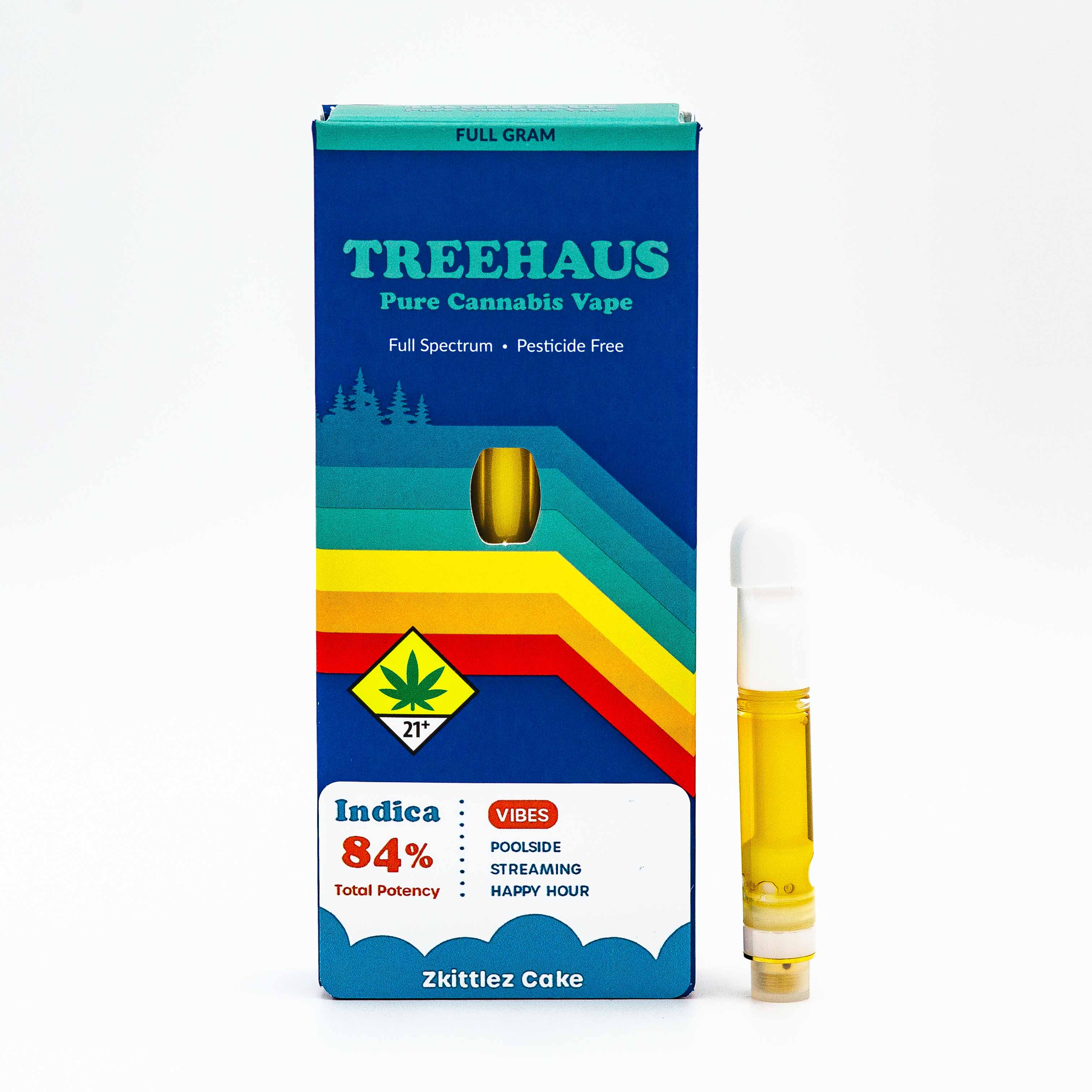 Photograph of product: Zkittlez Cake Cartridge | 1g