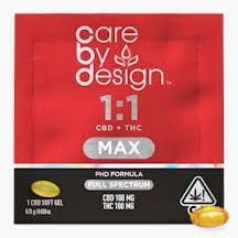 Photograph of product: [Care By Design] CBD/TH-oui Single Soft Gel - 1:1 MAX - 