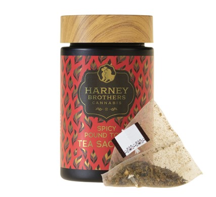 Photograph of product: Harney Brothers | Spicy Pound Town: Hot Cinnamon Spice | Tea Sachets | 10mg
