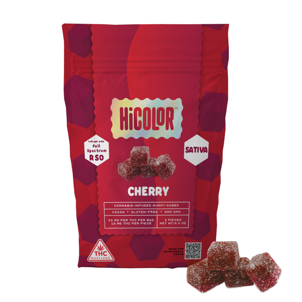 Photograph of product: Cherry RSO Oui'd Gummies [2pk] (20mg TH-oui)