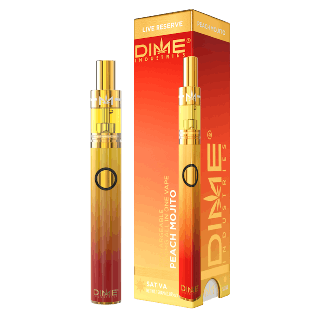 Photograph of product: Peach Mojito 1g AIO - 