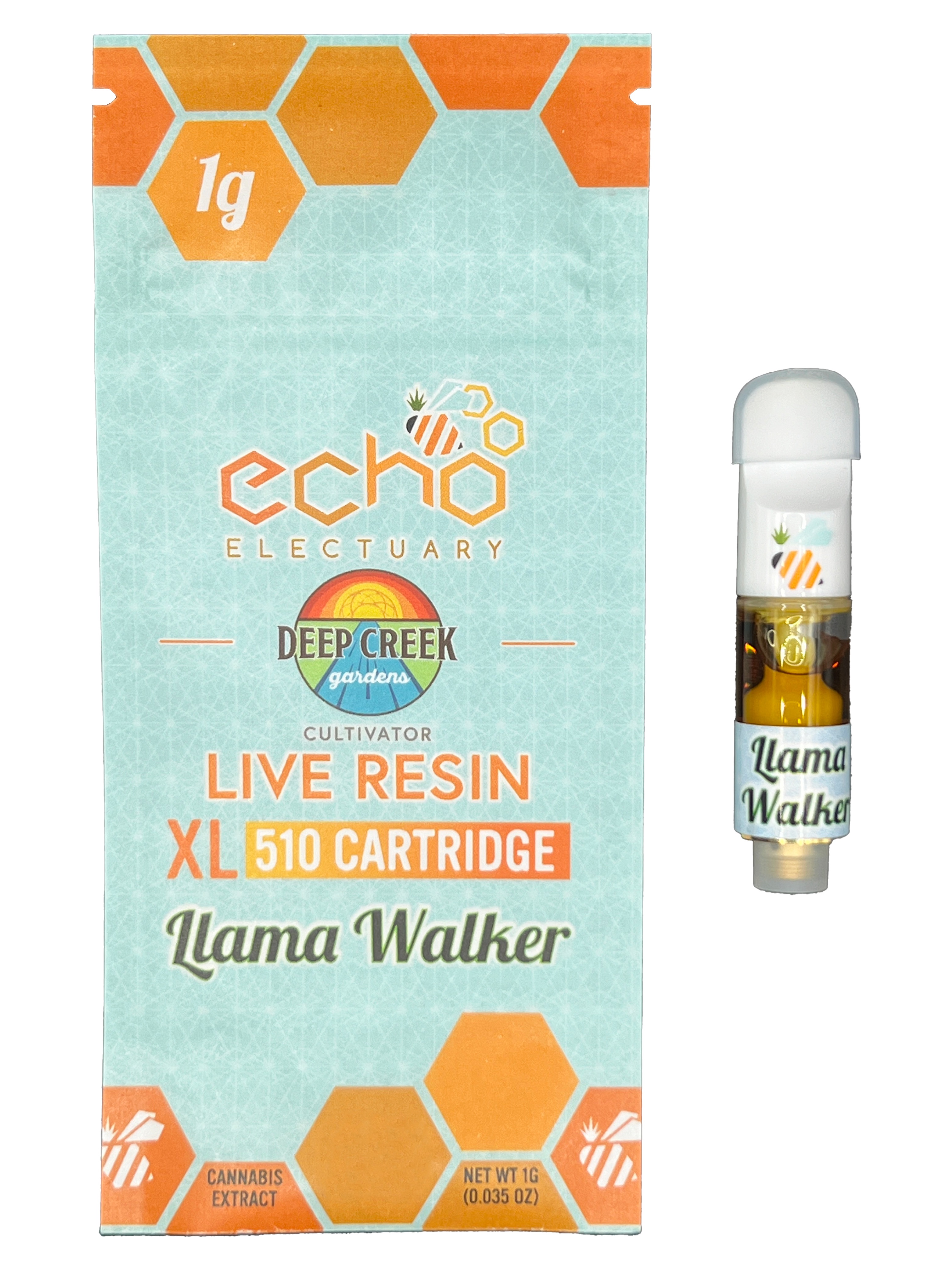 Photograph of product: Llama Walker Live Nectar XL Cartridge